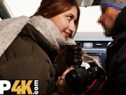 DEBT4k. Need for cash causes innocent chick to have sex with moneylender