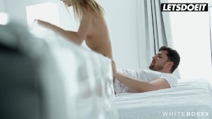 WHITEBOXXX - Skinny Girlfriend Rebecca Volpetti Prepares Her Holes For Big Dick Full Scene
