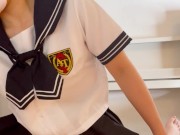 【メンズエステ裏講習】【スマホ主観】人気ナンバーワンセラピストの制服コスプレが可愛すぎる上に自分からチンコを入れてきて中出しを要求するビッチになったｗｗｗ 15/16