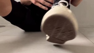after gym foot rub and shower