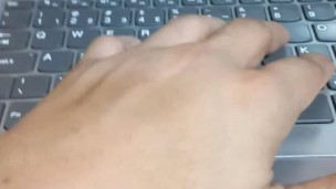 (Voice-over) a beauty male Hand to you