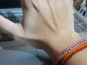 guy shows his sweet hand 8/16