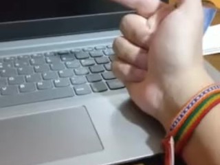 guy shows his sweet hand