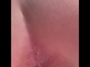 19 year old slut squatting over camera playing with creamy pussy 3/16