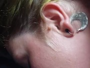 I cum on my girlfriends face while she pumps her nipple 12/16