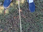 Risky Pissing Outside 10/16