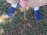 Risky Pissing Outside 2/16