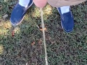 Risky Pissing Outside 5/16