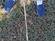 Risky Pissing Outside 7/16