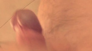 Real amateur jerk off and edging with no hand cumshot