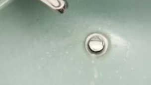 You either cum in the sink or sink in the cum - T shoots his load 