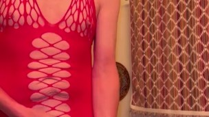 Sissy Pissing In A Glass
