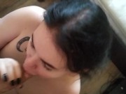 CUM IN HER MOUTH WITH CREAM! 3/16