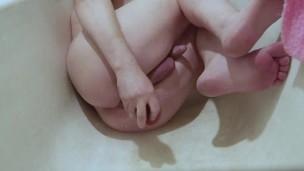 Anal penetration. Fucking myself in ass