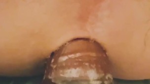 Bad dragon tucker makes me cum from ass. 