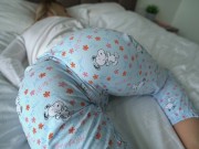 Step sister dreams of step brother's cock and has an orgasm as he cums inside 1/16