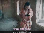Stranger Ghost Called to Public Fuck Kisscat in an Abandoned House 16/16