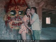 Stranger Ghost Called to Public Fuck Kisscat in an Abandoned House 4/16