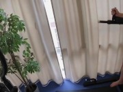 Gym Workout ended with Hairy Pussy Fingering and Doggystyle Fuck  Curvy Pale MILF Ginger Ale 1/16