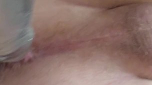 Short and sweet dildo play 