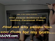 1st live cam show with new setup, bodystockings fishnets masturbation with vibrator then blowjob with real cock - Lelu Love 15/16
