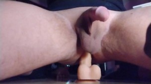 Dripping with precum from Deep Dildo Ride