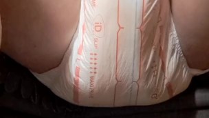 Re-wetting my diaper, desperate and loud.