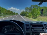 Streetfuck - Squirting Pornstar Fucked in Parked Car 4/16