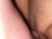 Real orgasm - Perfect vagina takes a huge creampie 9/16