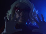 ASMR vinyl nitrile nurse doctor MEDICAL GLOVES FETISH Arya Grander in latex rubber Halloween costume 11/16