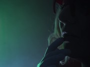 ASMR vinyl nitrile nurse doctor MEDICAL GLOVES FETISH Arya Grander in latex rubber Halloween costume 16/16