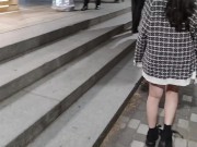 (vlog)札幌秋祭りで美味しいものを沢山食べ飲みしたあとに濃厚なエッチ。指を入れながらクンニされて逝きはて、最後は正常位で中出し。(일본의 미인 학생의 브이로그) 3/16