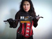 DominaFire and Salome Salvi Playing with Tied up Slave 16/16