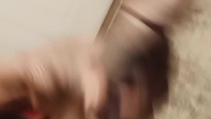 Pulling my Big Ga Dick out 