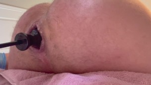Inflatable anal plug POPS GAPE WIDE OPEN 🌹 🌹 Huge Anal Rosebud