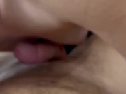 my girlfriend sucks and swallows  while I watch a porn movie 11/16