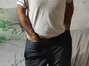 The man undresses, fondles himself, and gets dressed again 16/16