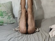 The man undresses, fondles himself, and gets dressed again 7/16