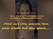 Babe wears fishnet bodysuit during POV blowjob, ends in big cumshot facial in full makeup and red lipstick - Lelu Love 15/16