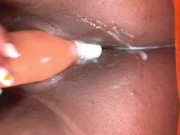 MY WET SLUTTY PUSSY LOVES CREAMING ON BIG DILDO 💦💧 10/16