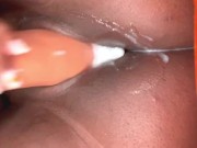 MY WET SLUTTY PUSSY LOVES CREAMING ON BIG DILDO 💦💧