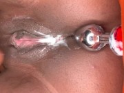 MY WET SLUTTY PUSSY LOVES CREAMING ON BIG DILDO 💦💧 7/16