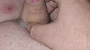 Chubby cum on his body for his fan and husband youhall
