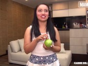 CARNE DEL MERCADO - Amateur Colombian Chick Milena Alvarez Picked Up For Nasty Sex 1/16