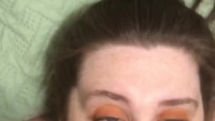 Cumshot on sexy wife’s face 💦💦