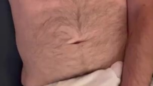 Hairy Daddy Tighty Whities Jerk Off & Cum