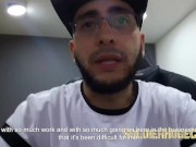 I have a friend helping me clean my office... But she wants to charge me with sex and starts seducin