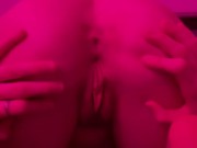 Brunette college slut spreading tight pink holes 15/16