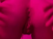 Brunette college slut spreading tight pink holes 3/16