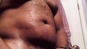 Big Black Dick Stroke Before Shower - Daddy Dame